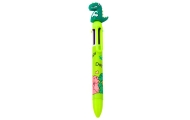 Dinozauro figūrėlės rašiklis, daugiaspalvis, 0,7 mm MIX 1vnt