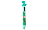 Dinozauro figūrėlės rašiklis, daugiaspalvis, 0,7 mm MIX 1vnt