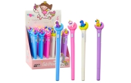 Unicorn On The Moon Glowing Ballpoint Pen Blue Ink 0.7mm Mix