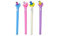 Unicorn On The Moon Glowing Ballpoint Pen Blue Ink 0.7mm Mix