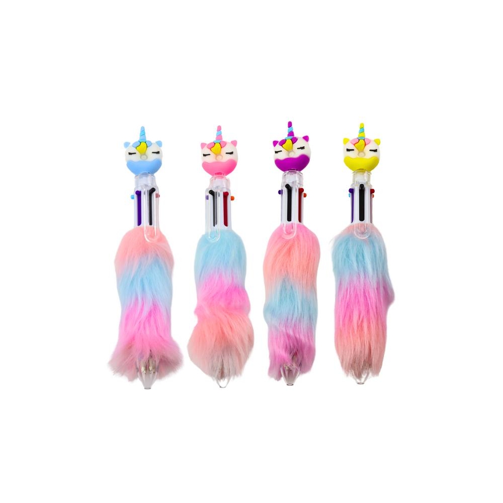 Vienaragio kailio biros "Donut Fur Color" 0,7 mm mišinys