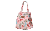 Thermal Insulating Breakfast Lunch Bag Pink Flowers 25cm
