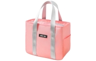 Thermal Insulating Breakfast Bag Lunch Bag Pink 24cm