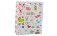 Hello Little One Baby Birth Gift Bag 32 x 26 x 10 cm