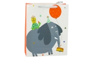Elephant Birthday Paper Gift Bag 32 x 26 x 12cm