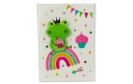 Greeting Card 3D Unicorn Elephant Frog Dinosaur + Envelope