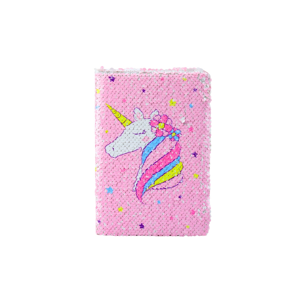 Užrašų knygutė Sequins Bicolour Unicorn A5, 80 lapų
