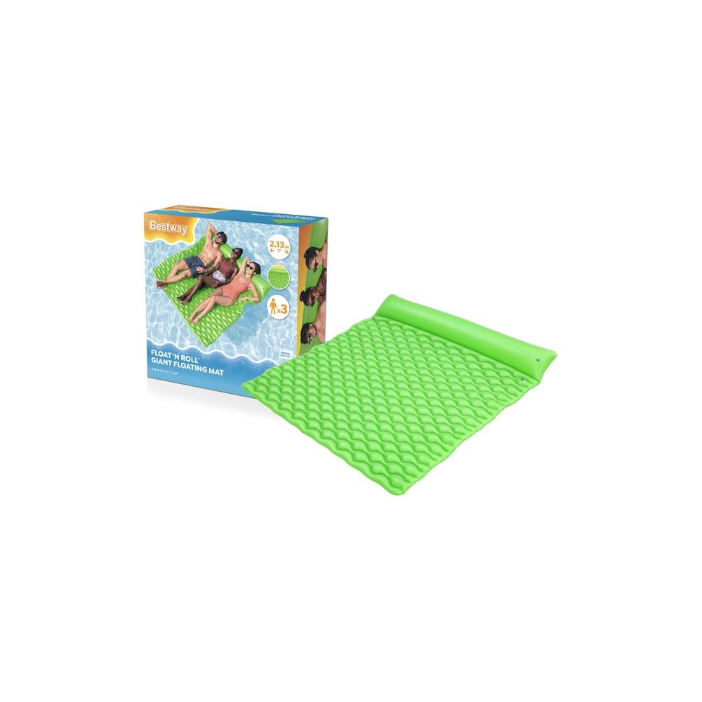 Pripučiamas plaukimo čiužinys trims asmenims Bestway 213 x 170 x 21 cm 44106