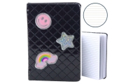 Užrašų knygutė Patches B6, 80 lapų juoda