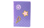 Užrašų knygutė Glitter B6, 80 lapų violetinė