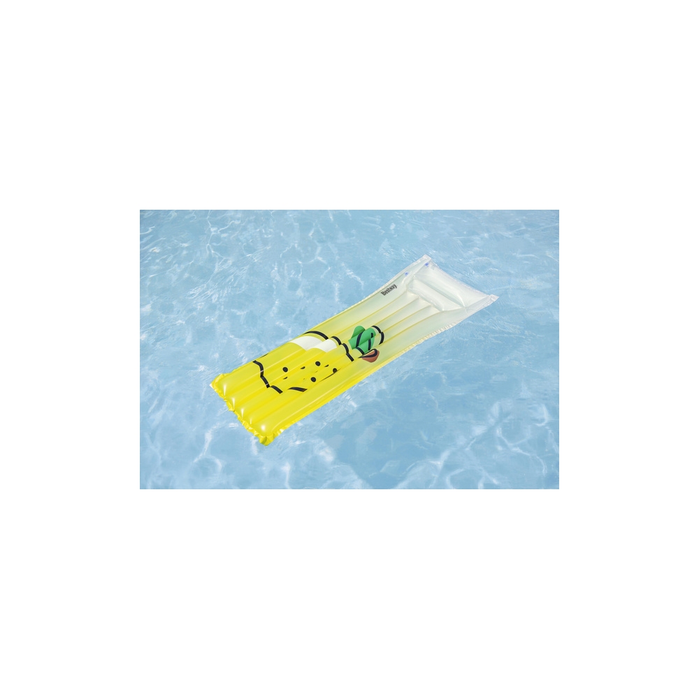 Pripučiamas čiužinys Lemon Swim 183 x 69 cm Bestway 44122-Žaislai, Lauko žaislai, Pripučiami ratai, žaislai, čiužiniai-e-vaikas