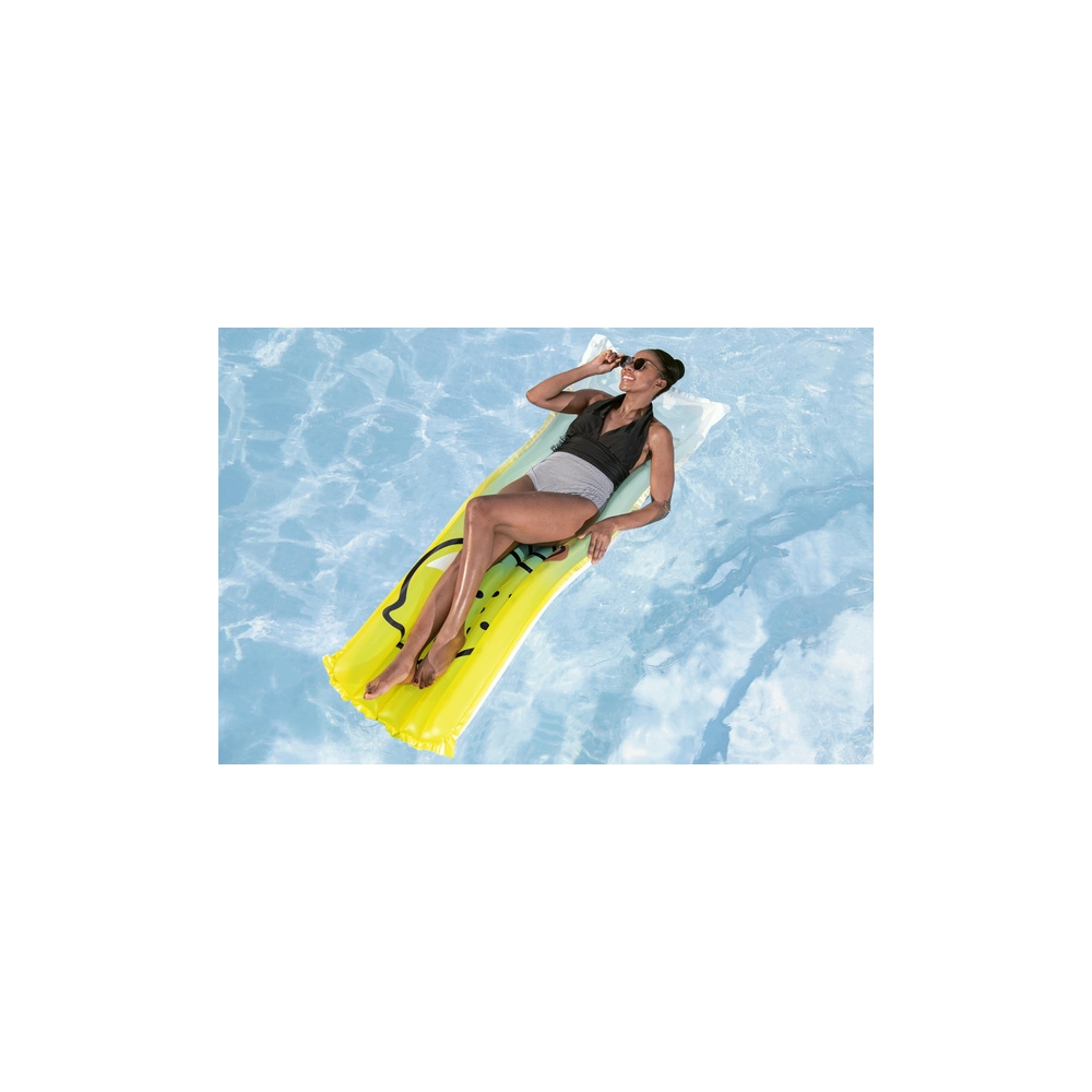 Pripučiamas čiužinys Lemon Swim 183 x 69 cm Bestway 44122-Žaislai, Lauko žaislai, Pripučiami ratai, žaislai, čiužiniai-e-vaikas