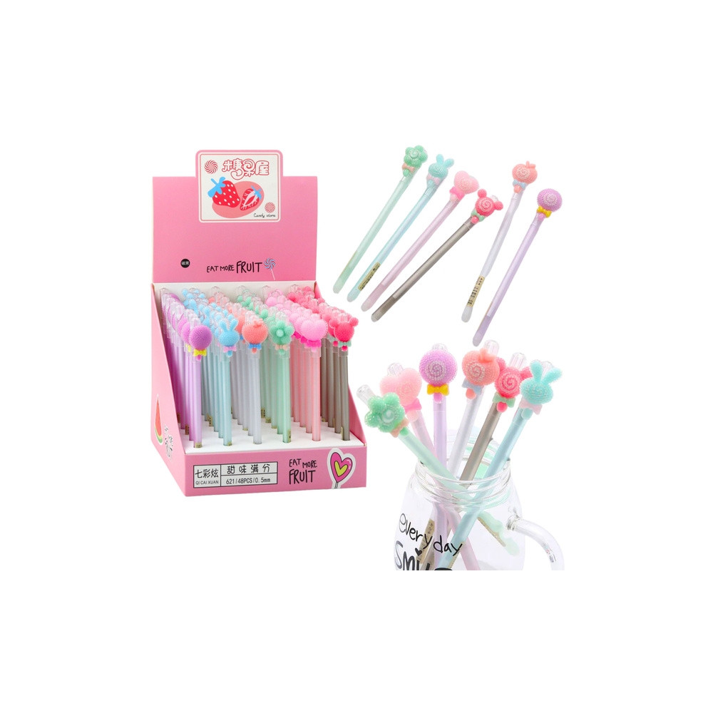 Gelinis rašiklis su trintuku ir trintuku "Stopper", deimantai 0,5 mm