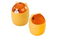 Mini rašomojo stalo krepšelis "Teddy Bear Basket Orange" 1L 16cm