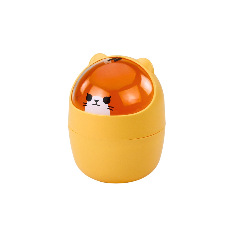 Mini rašomojo stalo krepšelis "Teddy Bear Basket Orange" 1L 16cm