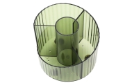 School Supplies Organizer Office Transparent Green