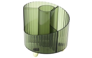 School Supplies Organizer Office Transparent Green