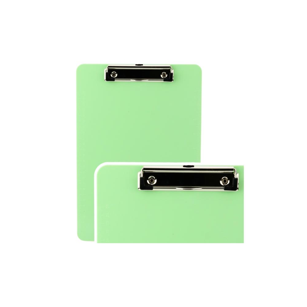 Clipboard Board Writing Ruler A4 Plastic Green