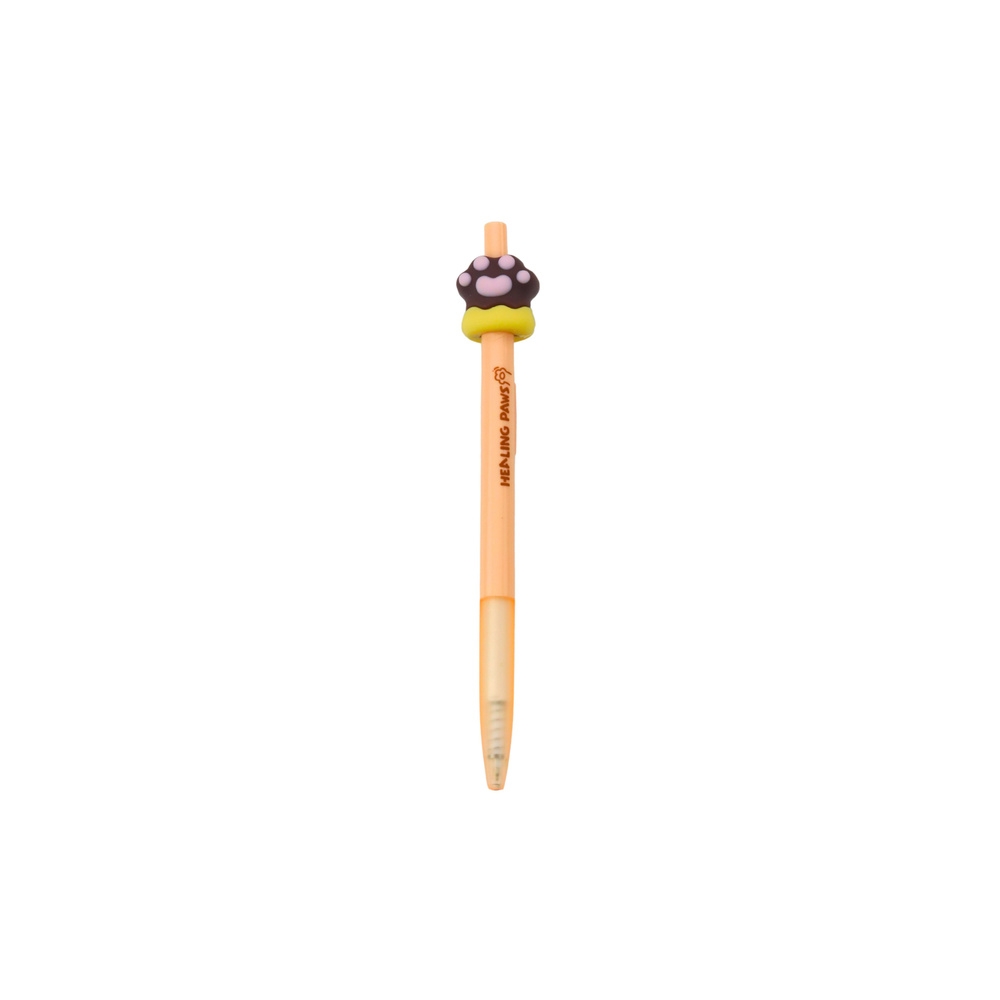 Gelinis rašiklis Cat's Paw 15 cm 0,5 mm, rudas