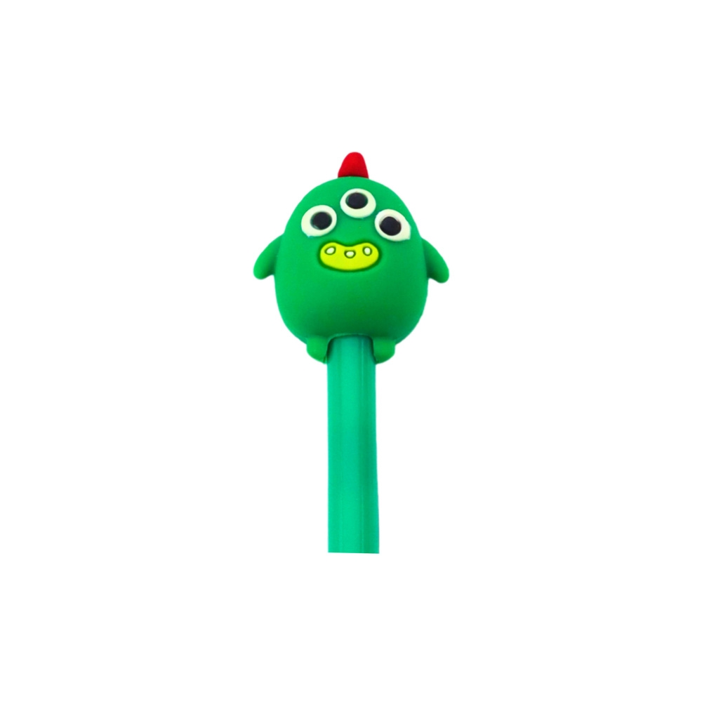 Gelinis rašiklis Green Monster 17 cm 0,5 mm