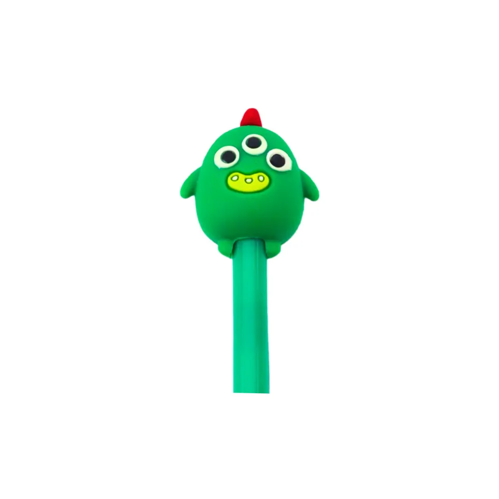 Gelinis rašiklis Green Monster 17 cm 0,5 mm