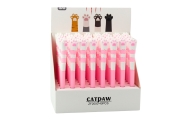 Cat Paw Gel Pen Blue Ink Pink Cap 16.5cm