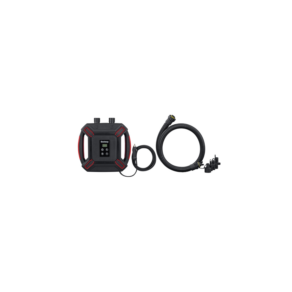 Aukšto slėgio elektrinis oro siurblys Bestway DC 4 adapteriai 62265