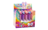 Gel Pen With Unicorn Figure Colored Black Ink Mix