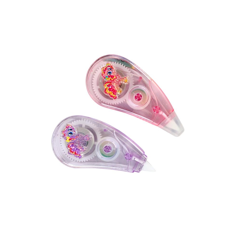 Pelė Mokyklinė biuro korekcinė juosta 6 m x 5 mm Vienaragis Rožinė Violetinė