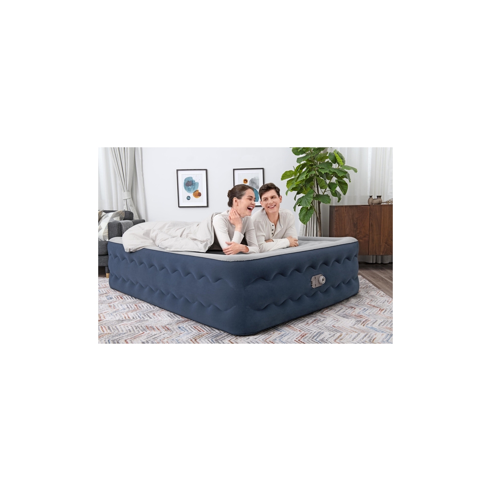 Pripučiamas čiužinys 203 x 152 x 51 cm Bestway 6716P-Namai, laisvalaikis, turizmas, Pripučiami čiužiniai ir baldai-e-vaikas