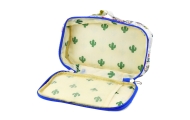 Pencil Case School Organizer Cosmetic Bag Pocket Owls White 22.5cm