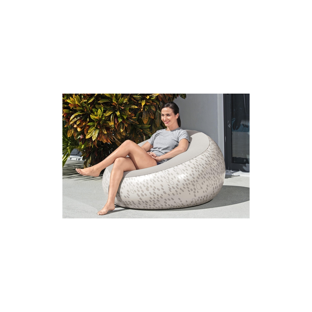 Dmuchany Fotel Szary Bestway 75052