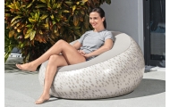 Dmuchany Fotel Szary Bestway 75052