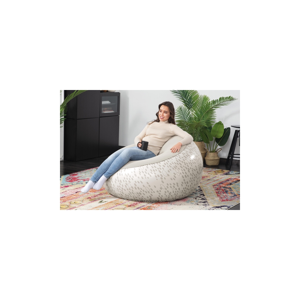 Dmuchany Fotel Szary Bestway 75052