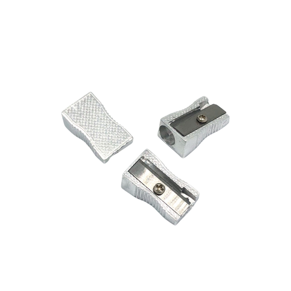 Metalinis vienpakopis plonų kreidelių ir pieštukų galąstuvas