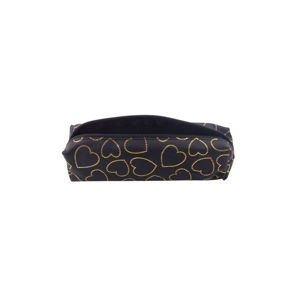 Vieno skyriaus pieštukų dėklas 20x6,5 cm, juodas