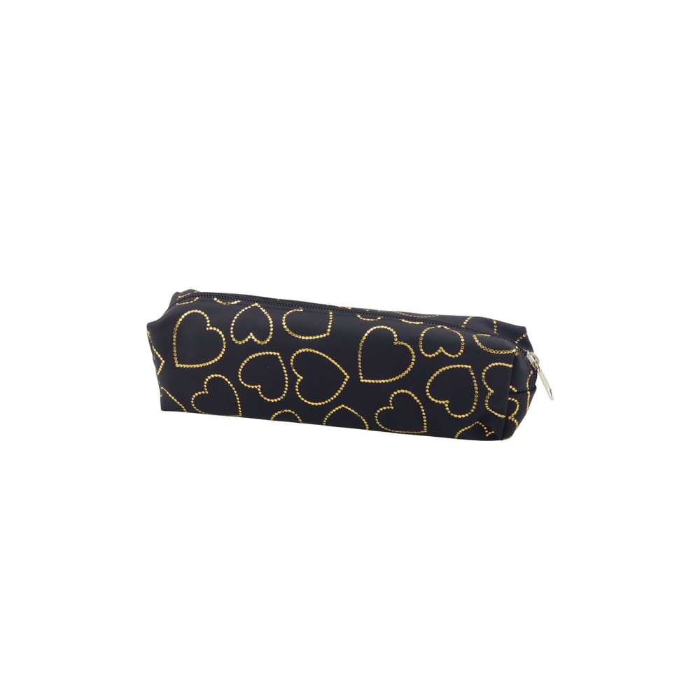 Vieno skyriaus pieštukų dėklas 20x6,5 cm, juodas
