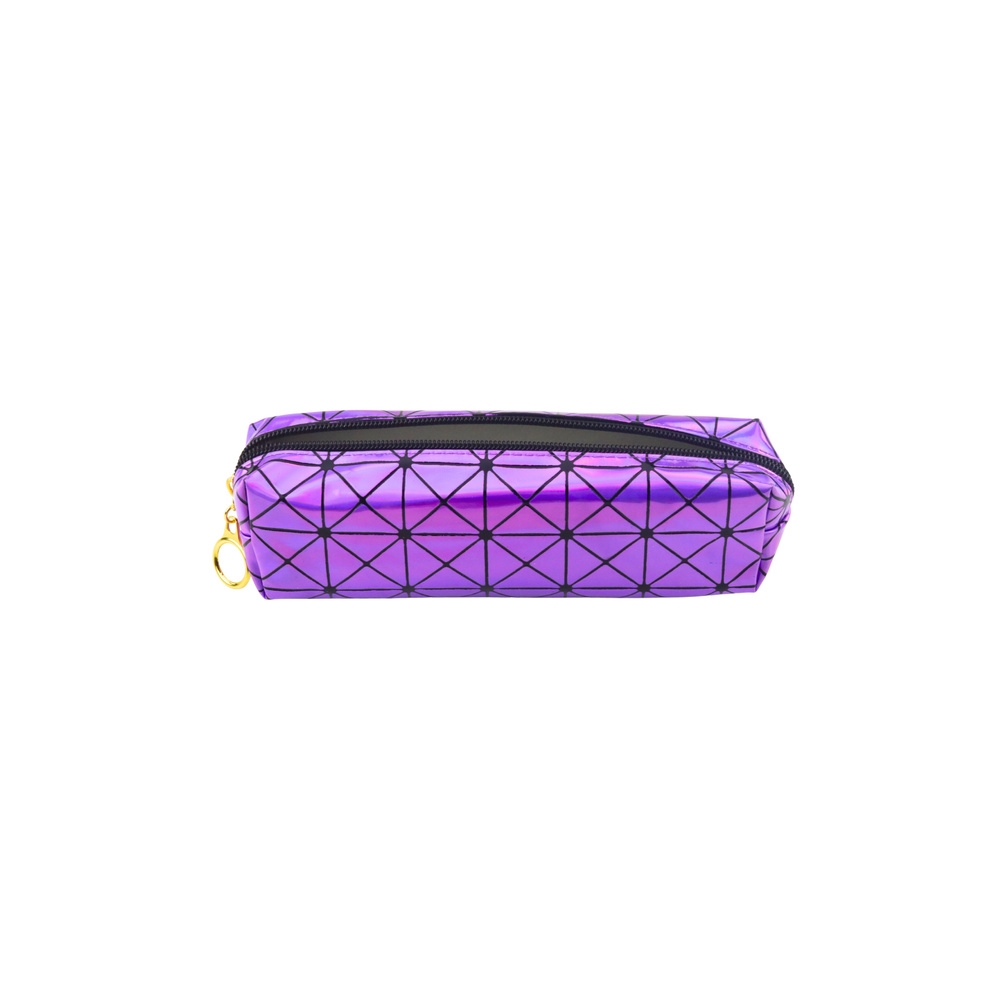 Vieno skyriaus pieštukų dėklas 20x6,5 cm, violetinis