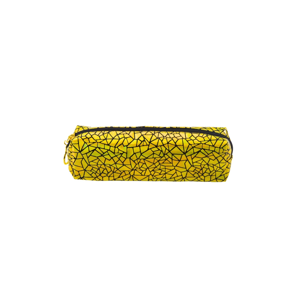 Vieno skyriaus pieštukų dėklas 20x6,5 cm, aukso sp.