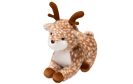 Plush Mascot Cuddly Toy Deer Brown Spotted 23cm