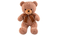 Cuddly Toy pliušinis talismanas Cuddly Teddy meškiukas su taškuotu lankeliu 45cm