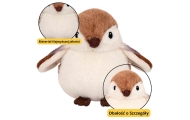 Plush Toy Sparrow Bird Brown 12cm