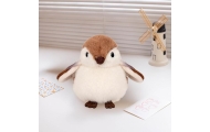 Plush Toy Sparrow Bird Brown 12cm