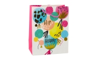 Paper Gift Bag Birthday Patterns 23 x 18 x 10.5 cm