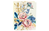 Gift Bag Flowers Gold Elements 23 x 18 x 10cm