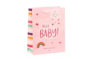 Hello Baby Little One Baby Gift Bag 36 x 12 x 10cm