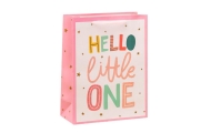 Hello Baby Little One Baby Gift Bag 36 x 12 x 10cm
