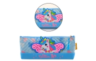 Pencil Case School Kit with Unicorn Blue 20 x 8.5cm