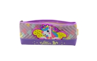 Pencil Case School Supplies with Unicorn Purple 20 x 8.5cm