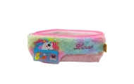Plush Pencil Case With Unicorn Shiny Elements Unicorn Colorful